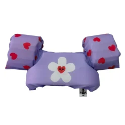 Zwemmen & Duiken-Swim Essentials  Puddle Jumper zwemvest 2 tot 6 jaar - 15 tot 30  kg lila hartjes