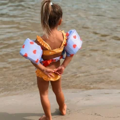 Zwemmen & Duiken-Swim Essentials  Puddle Jumper zwemvest 2 tot 6 jaar - 15 tot 30  kg lila hartjes