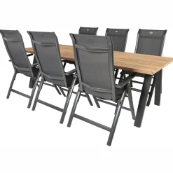 TASTE by 4 Seasons  Ambassador 240 x 100 cm Alice 6 tuinset anthracite< Tuinsets