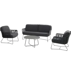 Loungesets-TASTE by 4 Seasons  Belmond Dali ø 73 cm loungeset antraciet