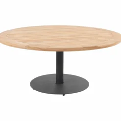 Tuintafels-TASTE by 4 Seasons  Saba tuintafel ø 160 teak rvs