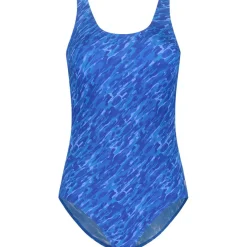 Ten Cate Swim  Soft Cup badpak dames paint stripes blue< Badpakken