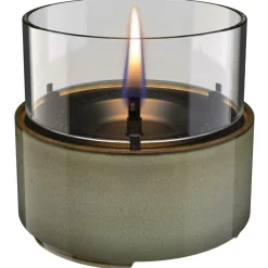 Sfeerhaarden-Tenderflame Café 14 Reactive Glass tafelvuur green