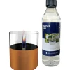 Tenderflame Lilly 10 & Tenderfual 0,5 liter Giftset tafelvuur copper< Sfeerhaarden