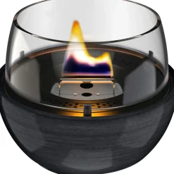 Sfeerhaarden-Tenderflame Tulip 14 tafelvuur reactive porcelain black