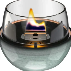 Sfeerhaarden-Tenderflame Tulip 14 tafelvuur reactive porcelain green