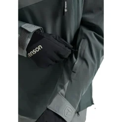 Tenson Aerismo JackoRak winterjas heren coal green shell< Ski Jassen|Wintersport