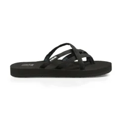 Teva Olowahu slippers dames mix black on black< Slippers
