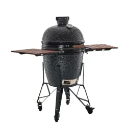Kamado-The Bastard  Large Compleet 2025 houtskoolbarbecue black