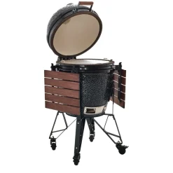 Kamado-The Bastard  Large Compleet 2025 houtskoolbarbecue black