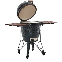 Kamado-The Bastard  Large Compleet 2025 houtskoolbarbecue black