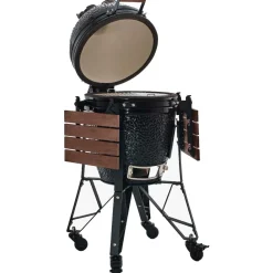 The Bastard  Medium Compleet 2025 houtskoolbarbecue black< Kamado