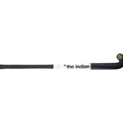The Indian Maharadja  Gold Pro Mid Bow zaalhockeystick junior black white gold foil< Hockeystick