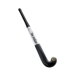 Hockeystick-The Indian Maharadja  Gold 95 Low Bow hockeystick black white gold foil