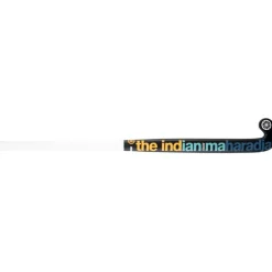 The Indian Maharadja  Gravity 00 Mid Bow zaalhockeystick black orange aqua black< Hockeystick