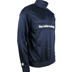 Hockeykleding-The Indian Maharadja  Poly Terry Half Zip hockeytrui junior navy