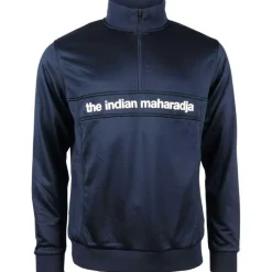 Hockeykleding-The Indian Maharadja  Poly Terry Half Zip hockeytrui heren navy