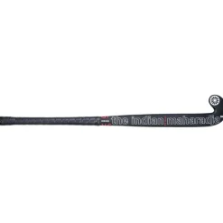Hockeystick-The Indian Maharadja  Red Mid Bow zaalhockeystick junior mulberry wood black white red