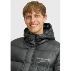 TheJoggConcept Alex winterjas heren ebony< Jassen