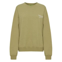 Truien & Vesten-TheJoggConcept Rubi sweater heren split pea