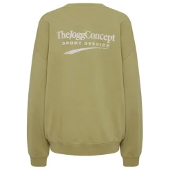 Truien & Vesten-TheJoggConcept Rubi sweater heren split pea