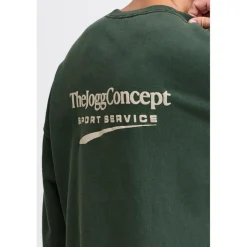 Truien & Vesten-TheJoggConcept RUBI sweater heren scarab