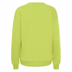 Truien & Vesten-TheJoggConcept Safine sweater dames lime punch
