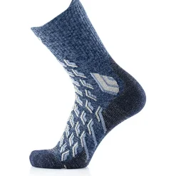 therm-ic Trekking Cool Crew wandelsokken dames blue white< Wandelsokken|Wandelsokken