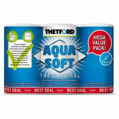 Toiletvloeistoffen & Papier-Thetford Aqua Soft toiletpapier 6-pack