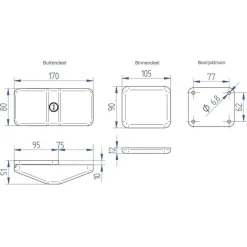 Thule Door Lock deurslot< Beveiliging
