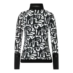 Toni Sailer  Amie Print skipully dames bright white< Skipullies|Wintersport