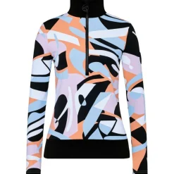 Skipullies|Wintersport-Toni Sailer  WIEKA PRINT skipully dames clementine sorbet