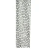 Deurgordijnen-Travellife Chenille Streep vliegengordijn 185 x 56 cm grey white