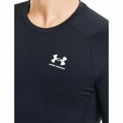 Sportshirt-Under Armour  HeatGear SS shirt heren black white