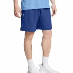 Under Armour  Tech Woven Wordmark short heren tech blue horizon blue< Sportbroek