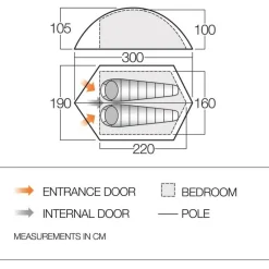 Vango Blade 200 lichtgewicht piramidetent green< 2-Persoons Tent|Tunneltenten