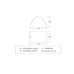 Vango BR003 vrijstaande binnentent< Voortent Accessoires