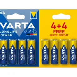 Accu's & Batterijen-Varta Longlife Power Alkaline AA batterij 8-pack