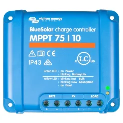 Accu's & Batterijen-Victron Energy  BlueSolar MPPT 75/10 laadregelaar zonnepaneel