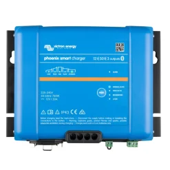 Victron Energy  Phoenix Smart IP43 12V/50A acculader met 3 uitgang en< Accu's & Batterijen