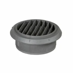 Kachels-Webasto luchtuitblaasrooster 90 graden 90 mm grijs