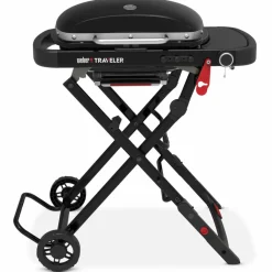 Gas Bbq & Buitenkeukens-Weber Traveler Compact gasbarbecue black