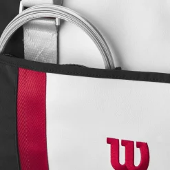 Wilson Courage Collection Duffle tennistas black white< Tennistassen