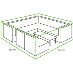 Winza Outdoor Covers  Premium loungeset hoes 250 x 250 x 75< Tuinmeubelhoezen