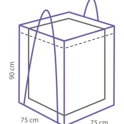 Tuinmeubelhoezen-Winza Outdoor Covers  Premium lounge kussentas 75 x 75 x 90