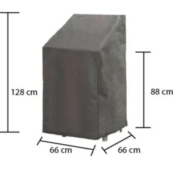 Winza Outdoor Covers  Premium beschermhoes stapelstoelen 66 x 66 x 128< Tuinmeubelhoezen