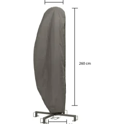 Winza Outdoor Covers  Premium parasolhoes 260 x 86 antraciet< Tuinmeubelhoezen