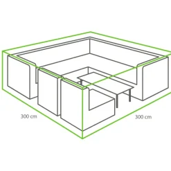 Winza Outdoor Covers  Premium loungeset hoes 300 x 300 x 75< Tuinmeubelhoezen