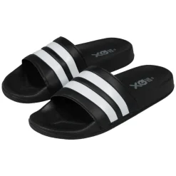Badslippers|Slippers-XQ 000121994002 slippers heren black white