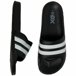 Badslippers|Slippers-XQ 000121994002 slippers heren black white